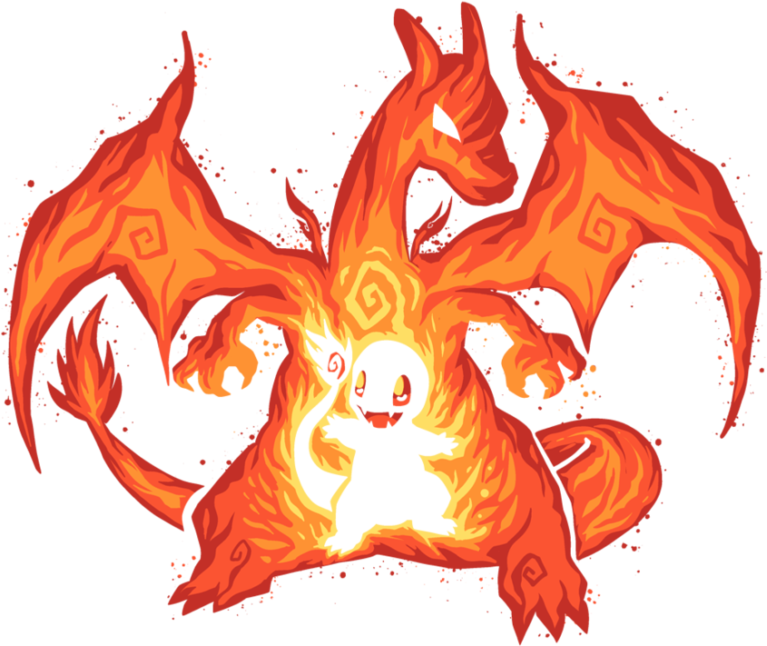 Teefury Has A New Pop Culture, Geeky, Or Nerdy T Shirt - Firedragon Clipart (1024x887), Png Download