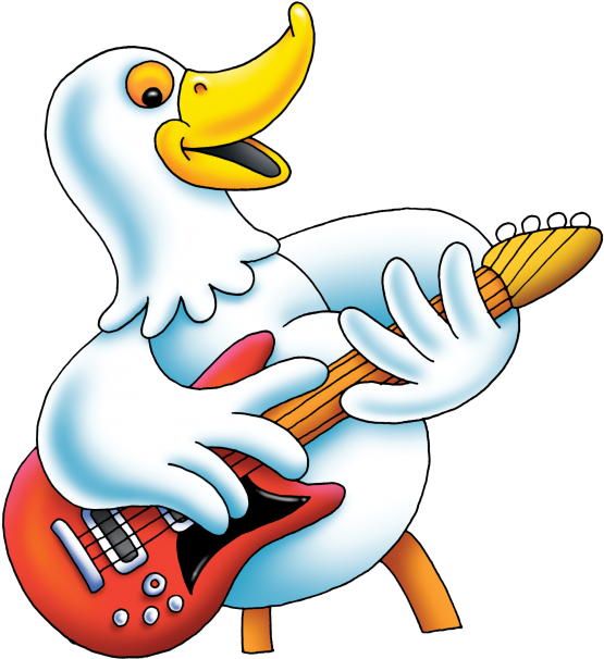 Doris Duck - Music Clipart (700x704), Png Download