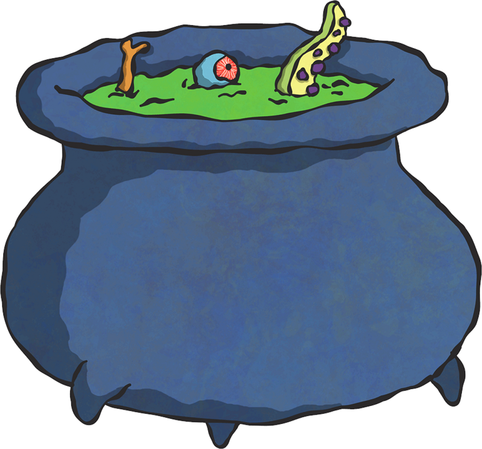The Magic Pot Story In English, The Magic Porridge - Witch Potion Cartoon Clipart (990x923), Png Download