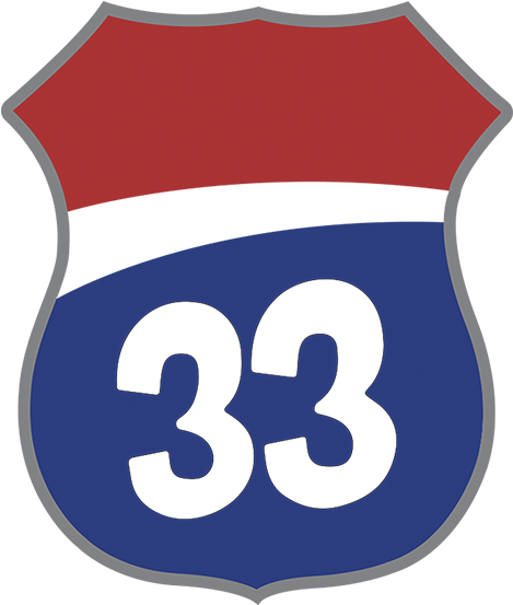 Route 33 Logo - Portable Network Graphics Clipart (600x600), Png Download