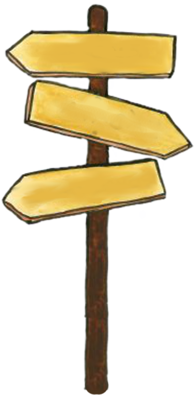 Image Du Blog Zezete2 - Directional Signs Clip Art - Png Download (396x800), Png Download