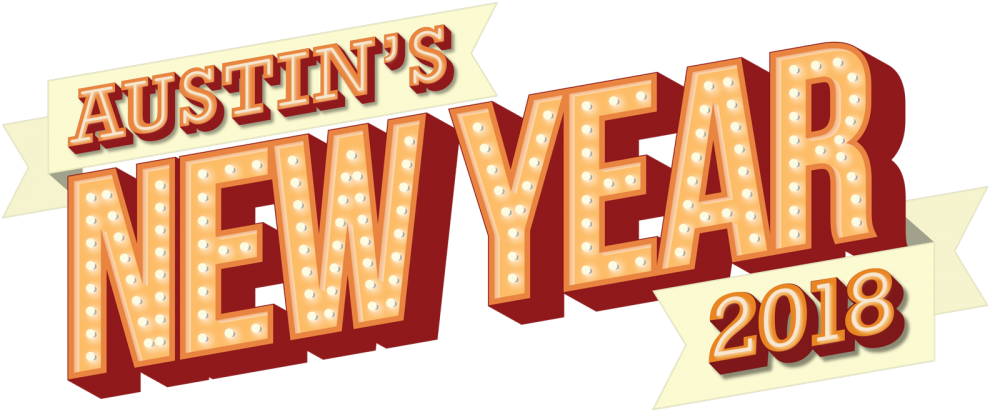 City Announces Headliners For Austin's New Year - New Years Logo Png Clipart (1000x422), Png Download