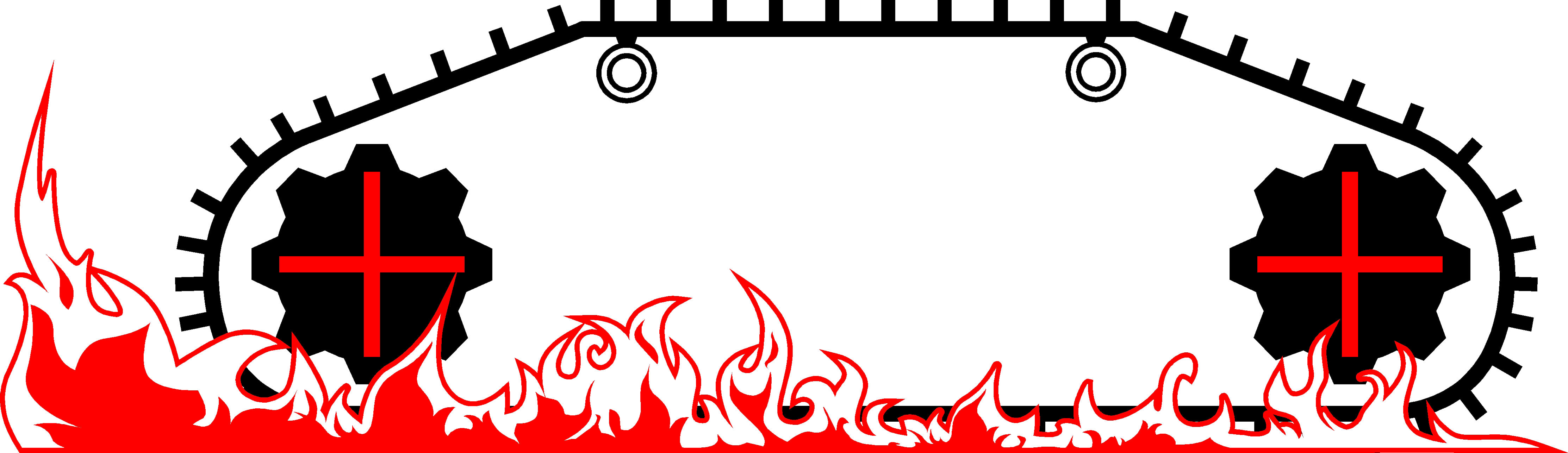 Fire Trax - Wildfire Clipart (4452x1287), Png Download