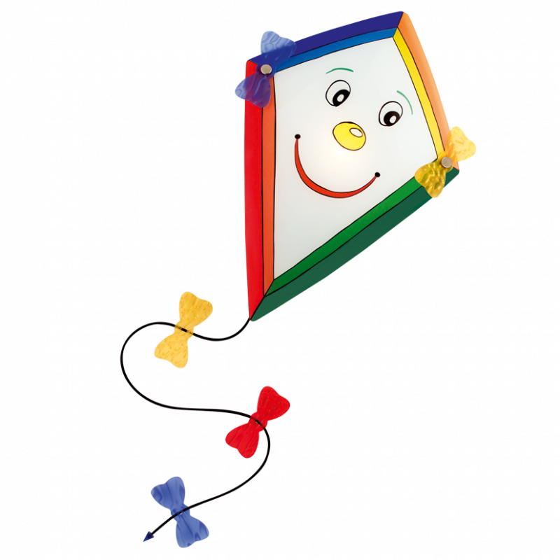 Download Eglo 87639 Jeff Multi Coloured Kite Flush - Eglo 87639 Jeff Multi Coloured Kite Flush Wall & Clipart (800x800), Png Download