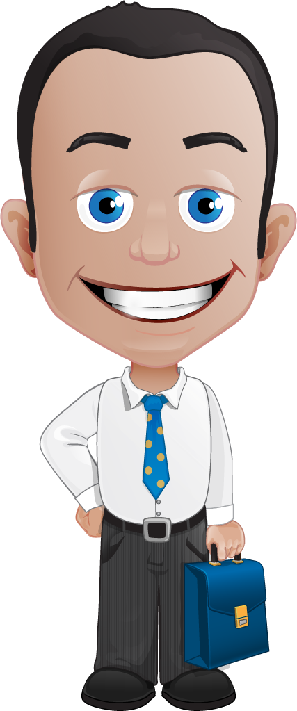 You're Done Spinning Your Wheels - White Board Animated Character Clipart (427x1023), Png Download