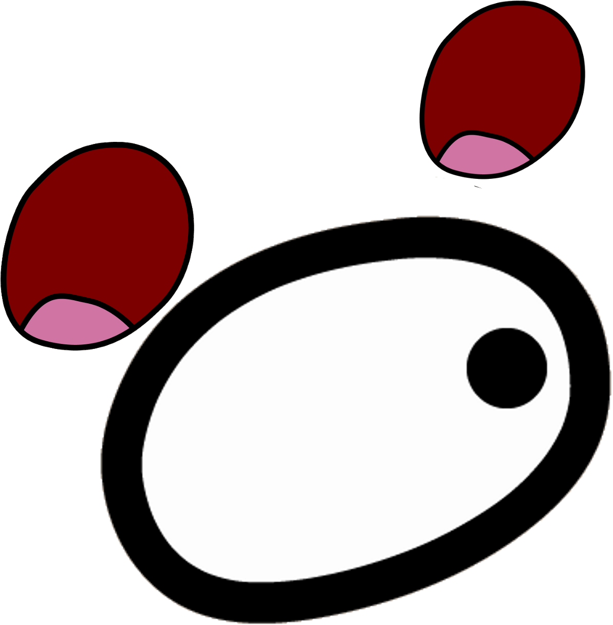 Pink Smile - Circle Clipart (1632x1512), Png Download