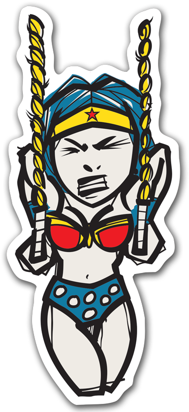 Crossfit Project X Wondrous Rings Sticker - Crossfit Clipart (388x814), Png Download