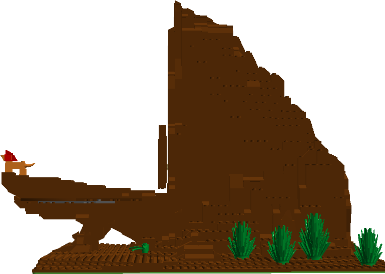 1 / - Lego Pride Rock Clipart (784x637), Png Download