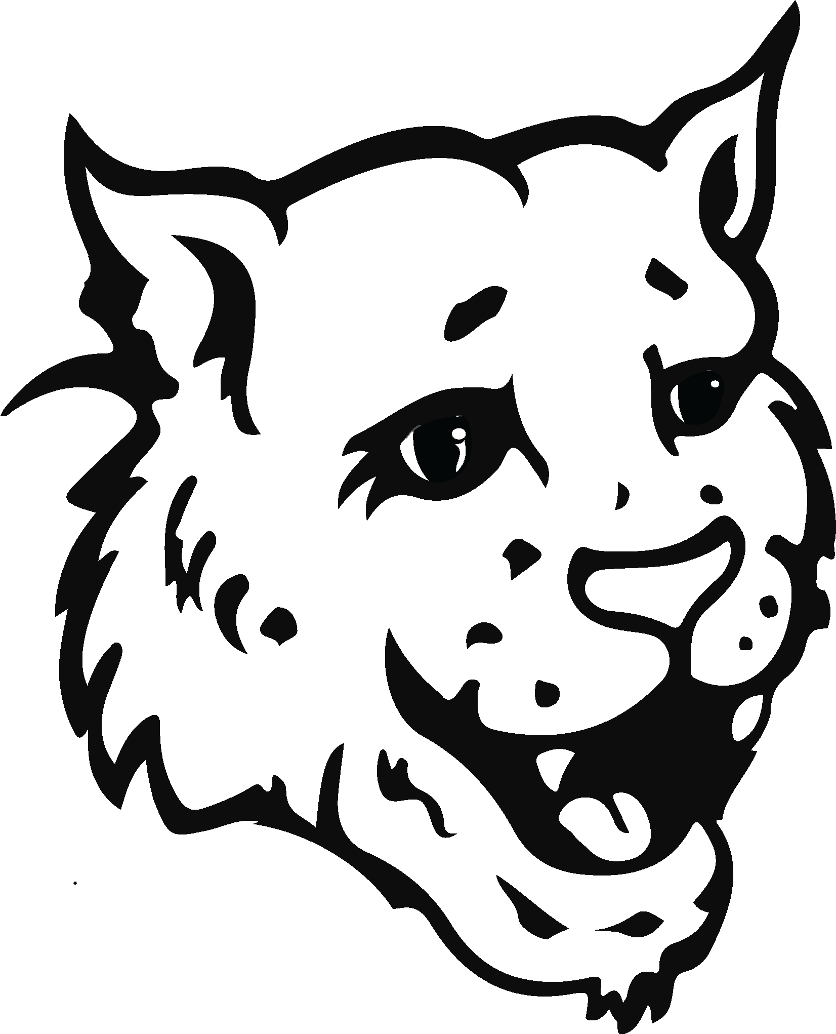 Zombiesrun Knights Cougarhead 1c Happy Cougar Clipart (1690x2114), Png Download