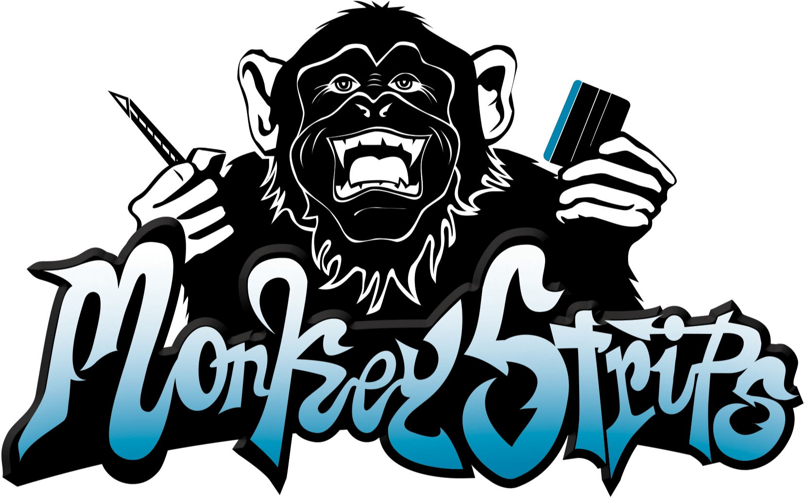 Monkey Strips - Monkey Strips Rakelpolster Clipart (2048x2048), Png Download