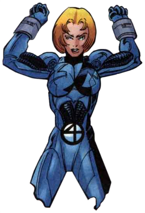 Invisible Woman 01 - Portable Network Graphics Clipart (485x714), Png Download