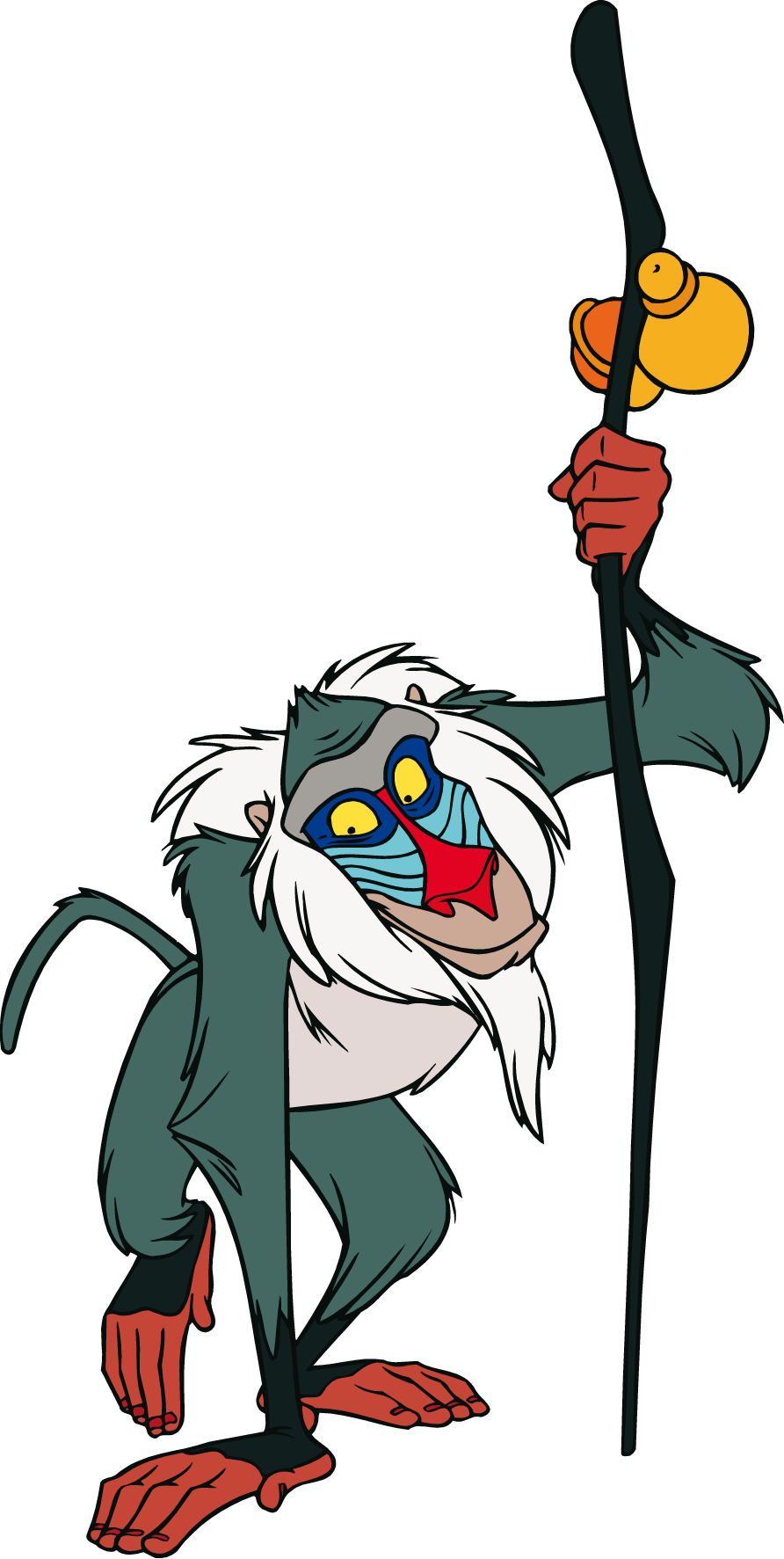Rafiki By Ireprincess - Rafiki Lion King Clipart (892x1773), Png Download