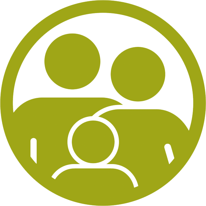Family Icon Clipart - Family Icon With Transparent Background - Png Download (663x663), Png Download