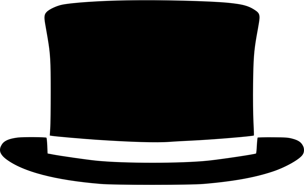 Png File - Top Hat Clipart (980x596), Png Download