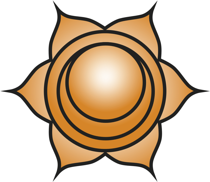 Sacrum - Sacral Chakra Symbol Clipart (1024x1024), Png Download