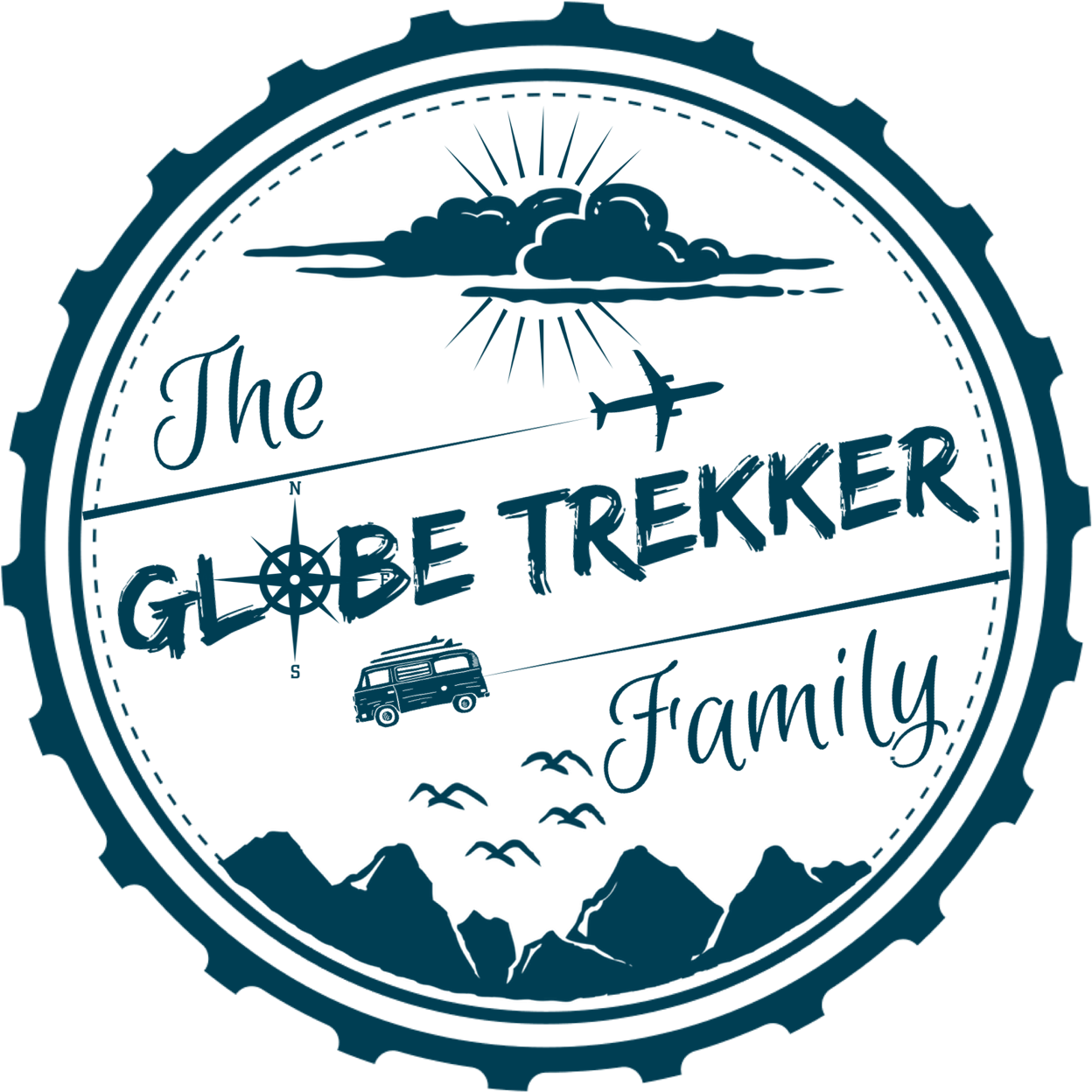 The Globe Trekker Family - Mug Clipart (1280x1280), Png Download