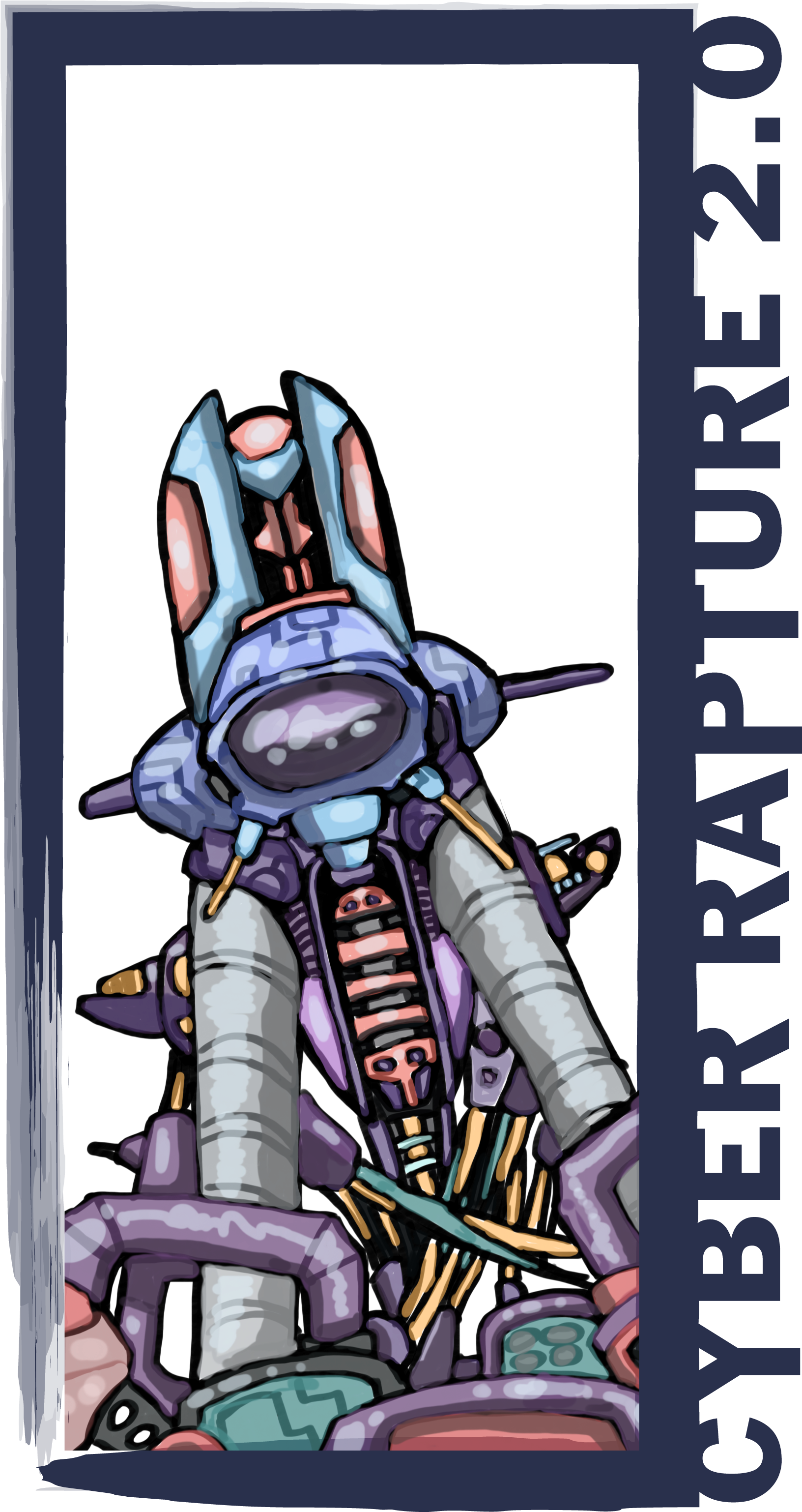 I Drew A Cool Looking Robot And Wanted To Put Some Clipart (1821x3254), Png Download