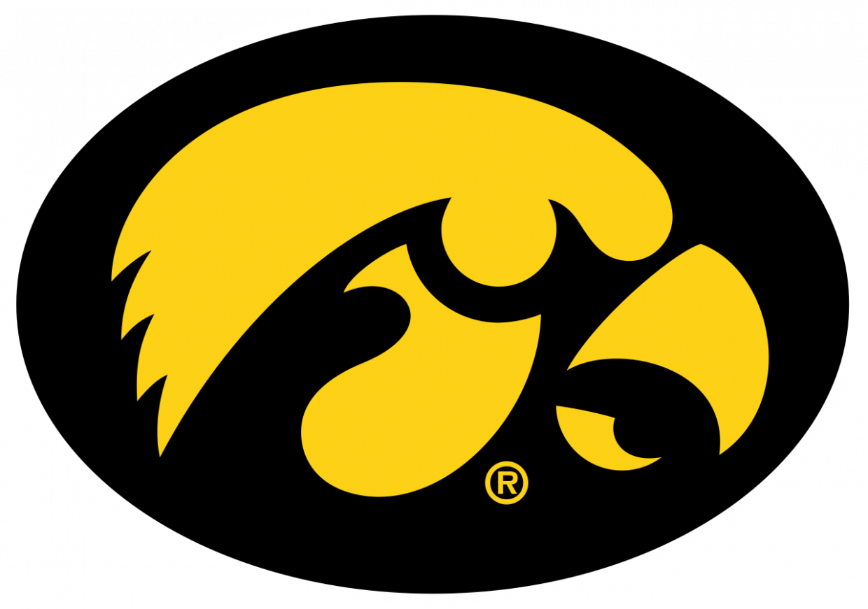 Iowa Hawkeyes Logo Png Clipart (1240x871), Png Download
