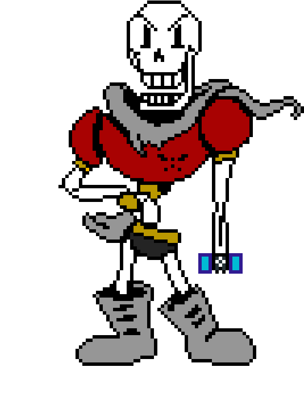 Cool Dude Working Out - Undertale Game Papyrus Clipart (1148x1148), Png Download