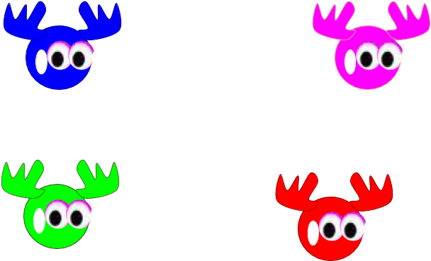 4 Flying Candies - Cartoon Clipart (960x720), Png Download