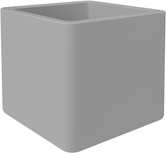 Pure Soft Home Collection Clipart Royalty Free Download - Square Wastebasket In Black - Png Download (750x750), Png Download