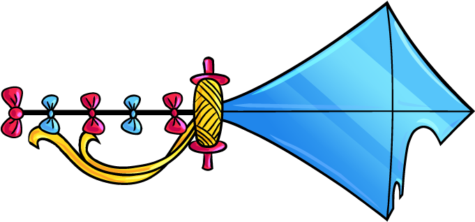 Clipart Kite File - Portable Network Graphics - Png Download (768x404), Png Download