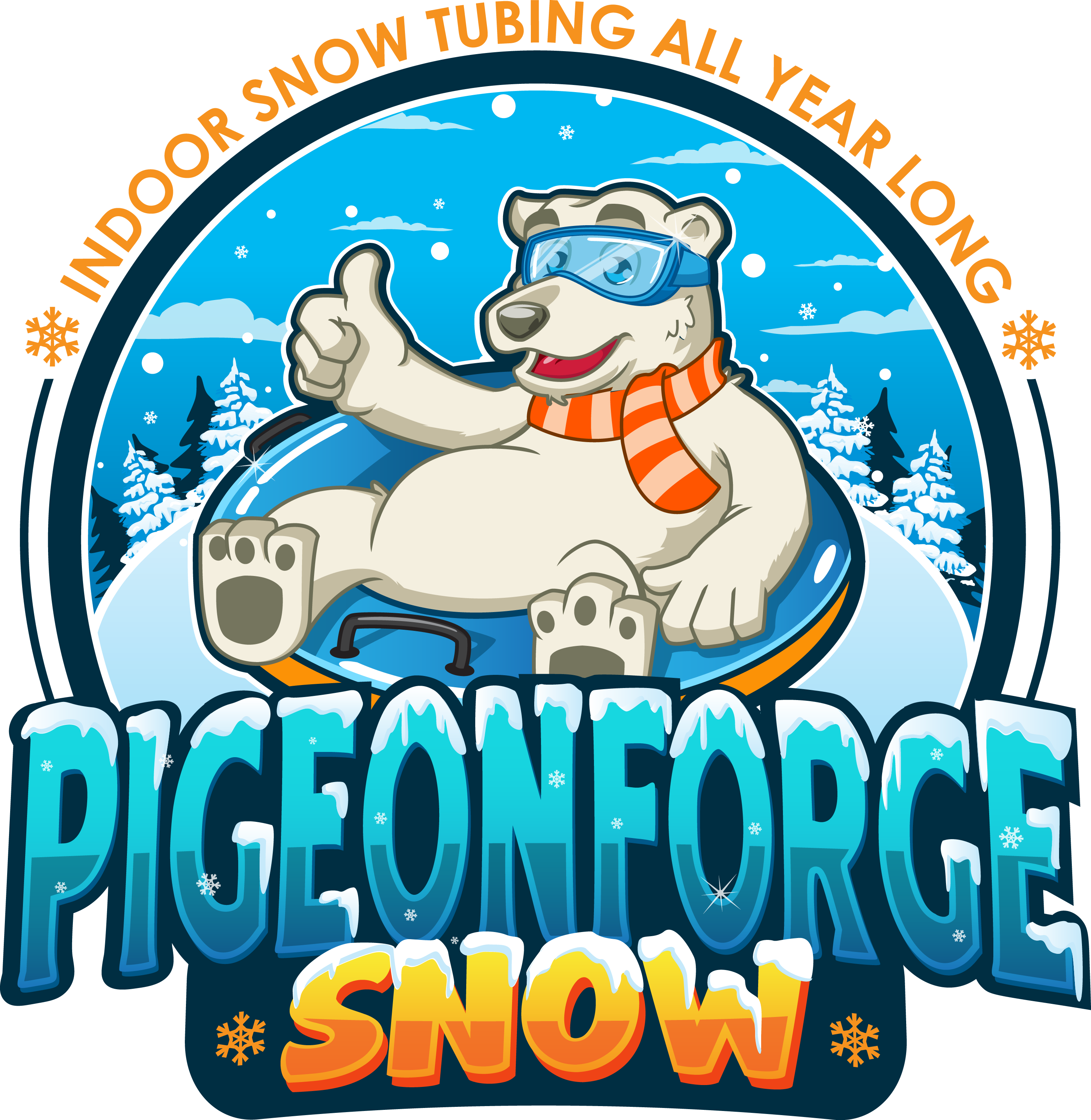 Pigeon Forge Snow Will Provide Real Snow All Year Long Clipart (2904x2979), Png Download