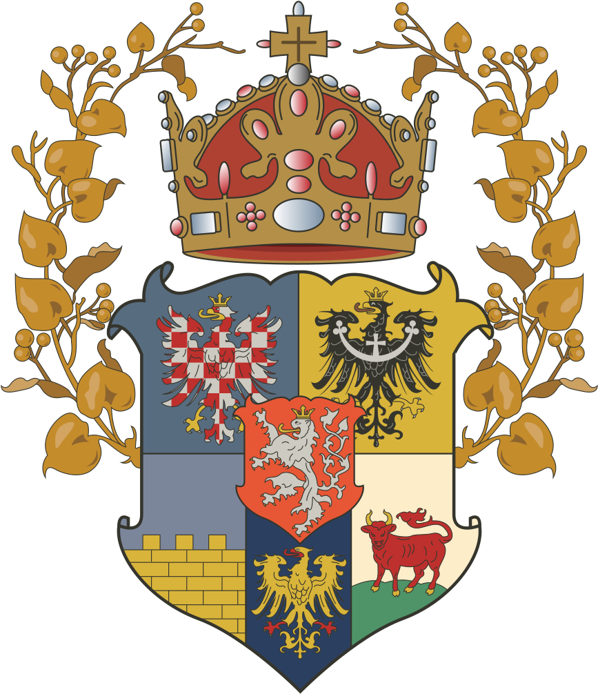 Coat Of Arms Of The Lands Of The Bohemian Crown - Greater Arms Of Czechoslovakia Clipart (910x1024), Png Download