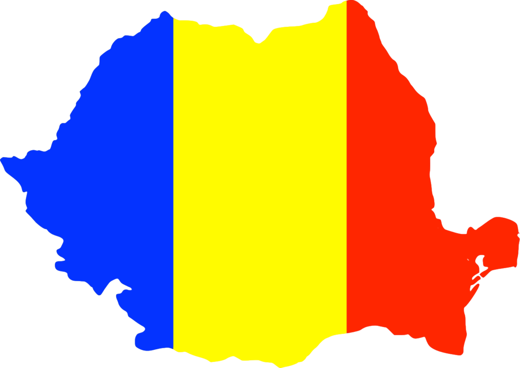 Romania And Its People - Romania Flag Map Png Clipart (1024x725), Png Download