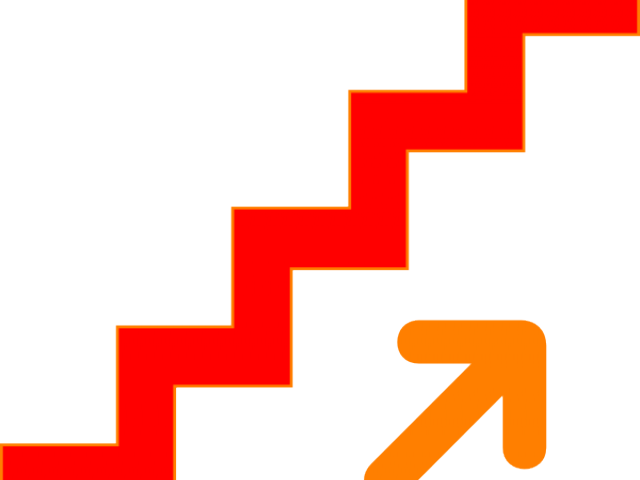 Staircase Clipart - Cartoon Image Of Staircase - Png Download (640x480), Png Download