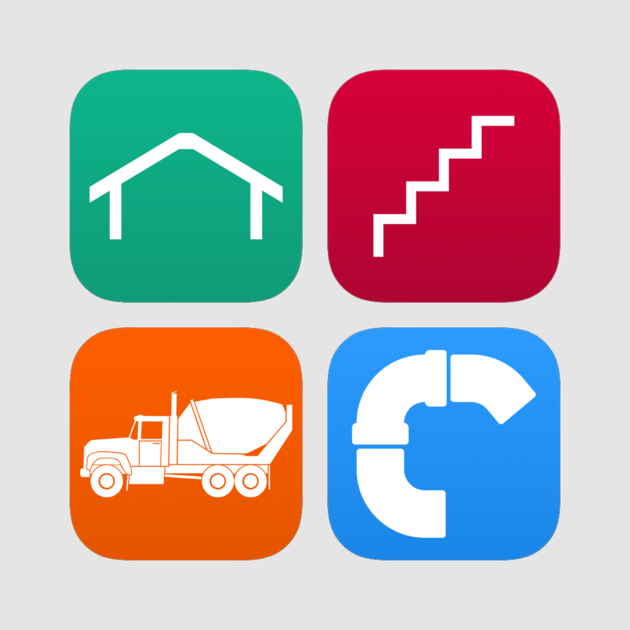 Builder's Bundle Rafter, Staircase, Concrete, Flow Clipart (630x630), Png Download