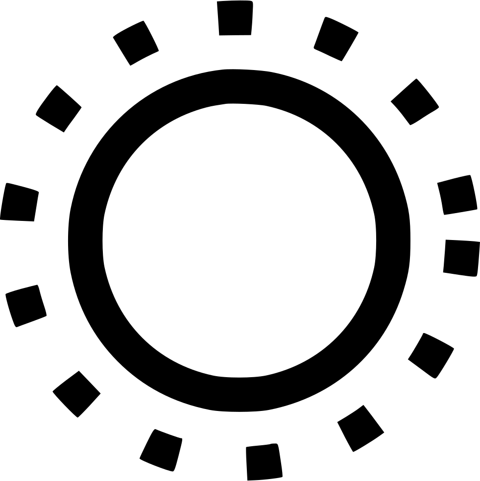 Contrast Clipart Brightness - Light Bulb Png Icon Transparent Png (980x982), Png Download