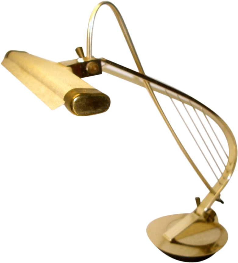 Vintage Piano Harp Brass Lamp Cannon Co - Oil Lamp Clipart (1280x960), Png Download