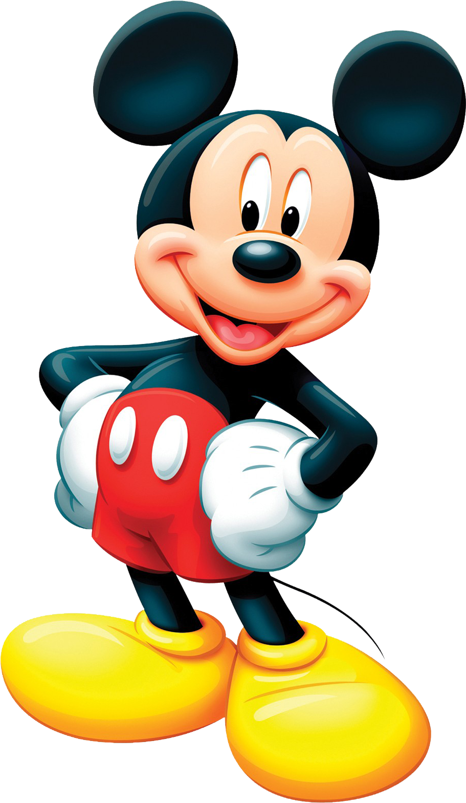 Larger Clipart Disney - Disney Mickey Mouse Cardboard Stand-up - Png Download (955x1600), Png Download