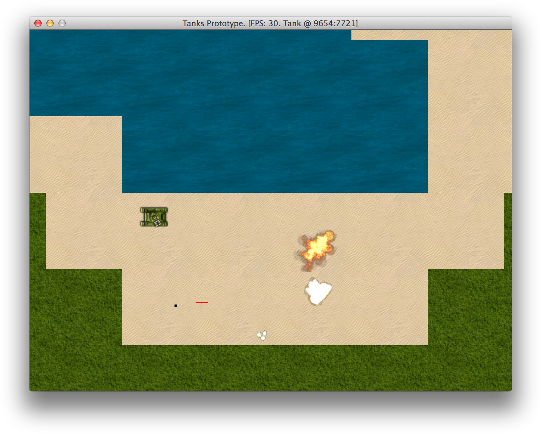 Tanks Prototype Gameplay - Grass Clipart (1828x1472), Png Download