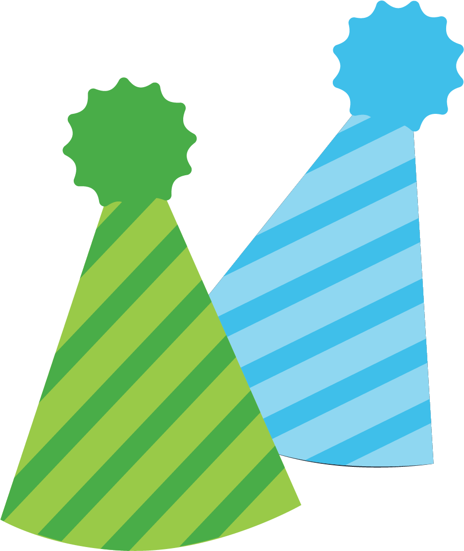 Party Hats - Party Hat Clipart (1201x1200), Png Download