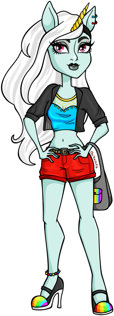 Slime Panda Another Commission, This Time A Monster - Cartoon Clipart (750x1200), Png Download