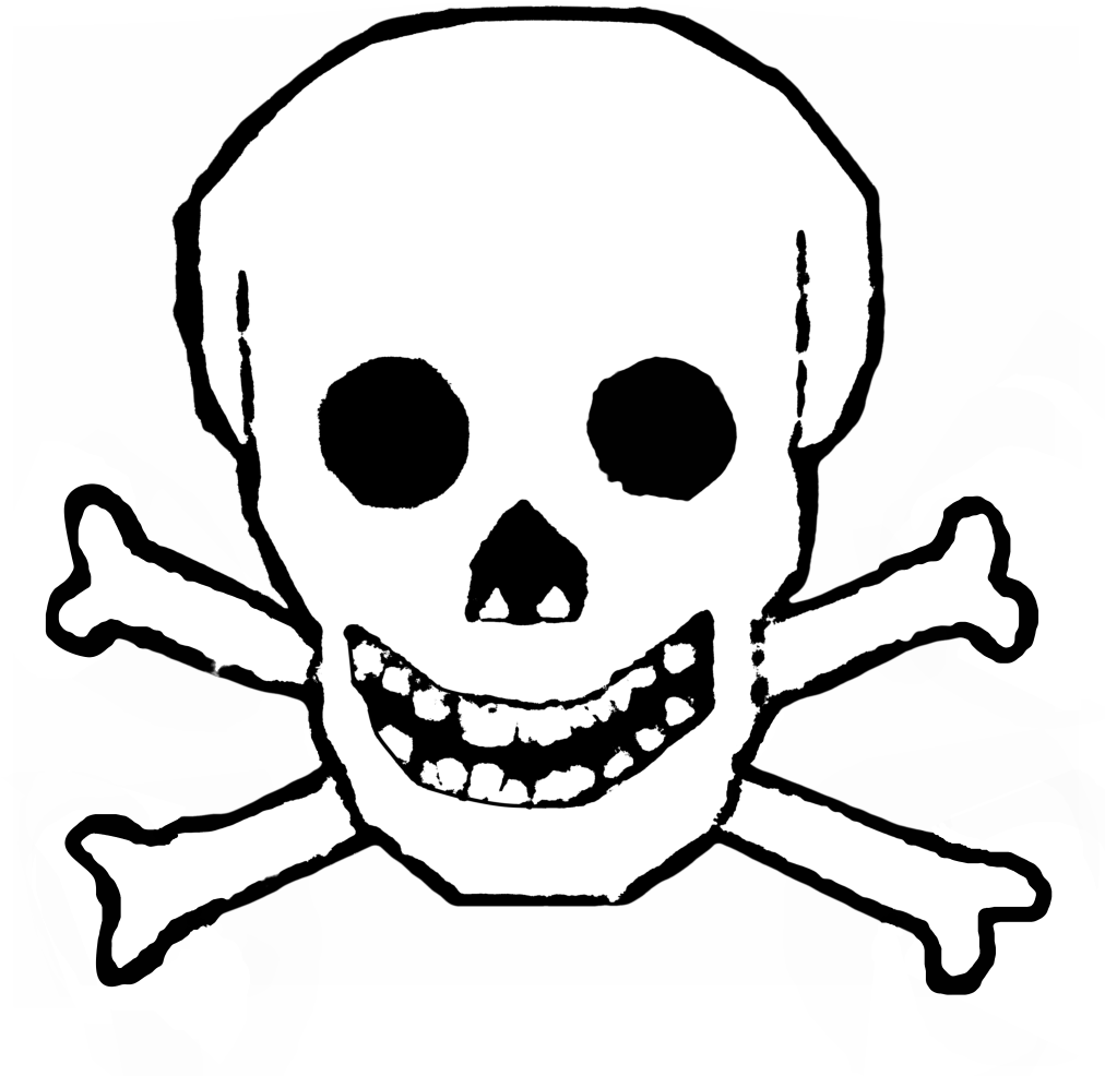 High Quality Skull And Crossbones Cliparts For Free - Skull And Crossbones - Png Download (1024x1024), Png Download