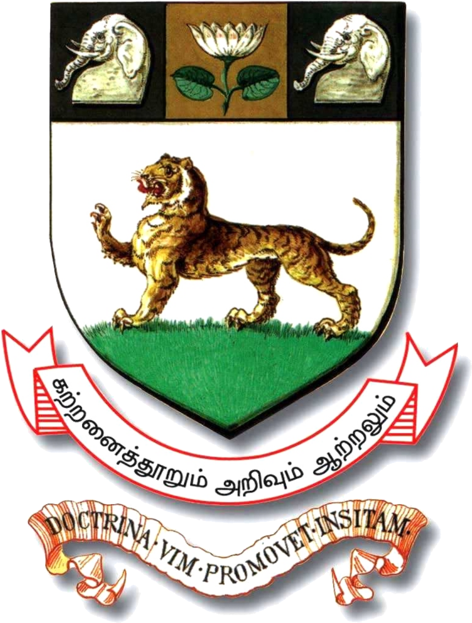 The Picture Chennai, India - University Of Madras Emblem Clipart (968x1277), Png Download