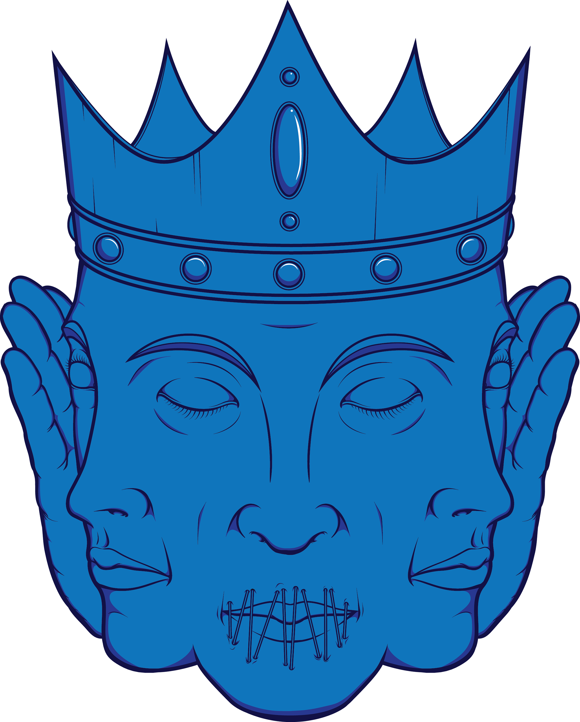 "see No Evil, Hear No Evil, Speak No Evil" Clipart (1920x2390), Png Download