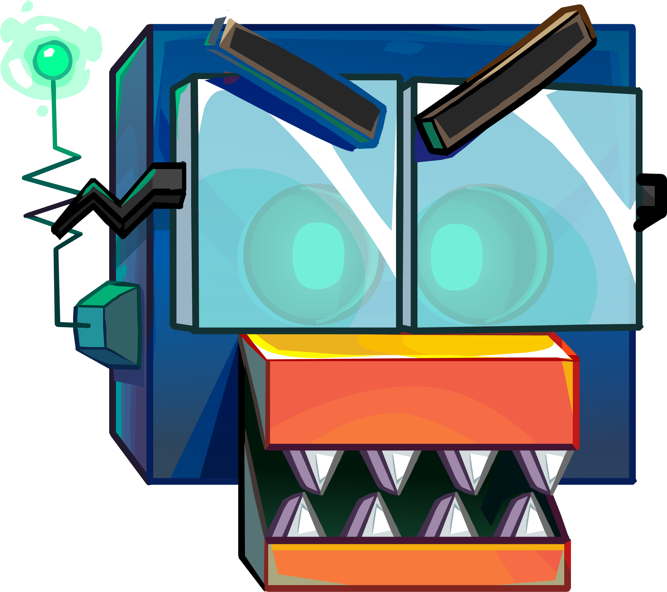 The Scary Gary - Wiki Clipart (2181x1935), Png Download