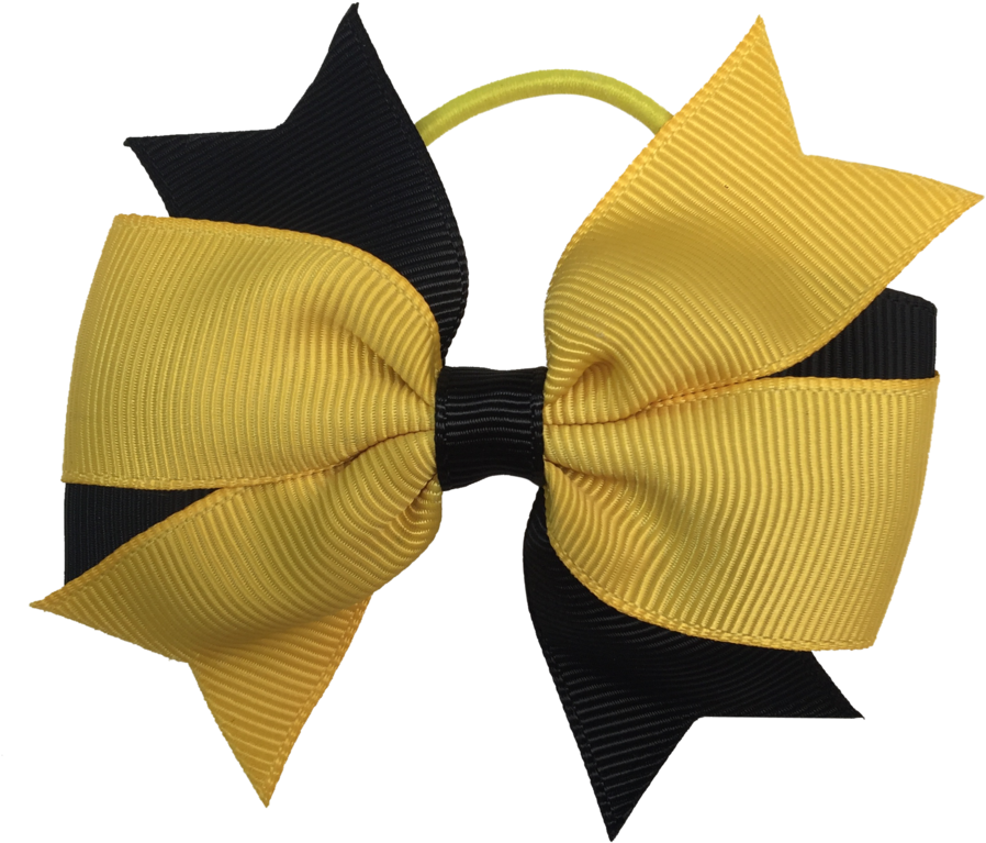 Yellow & Black Hair Accessories - Swimsuit Top Clipart (1024x1024), Png Download