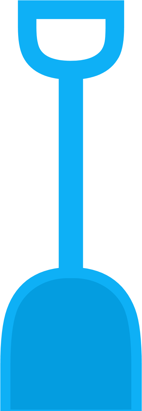 Shovel Clipart (558x1500), Png Download
