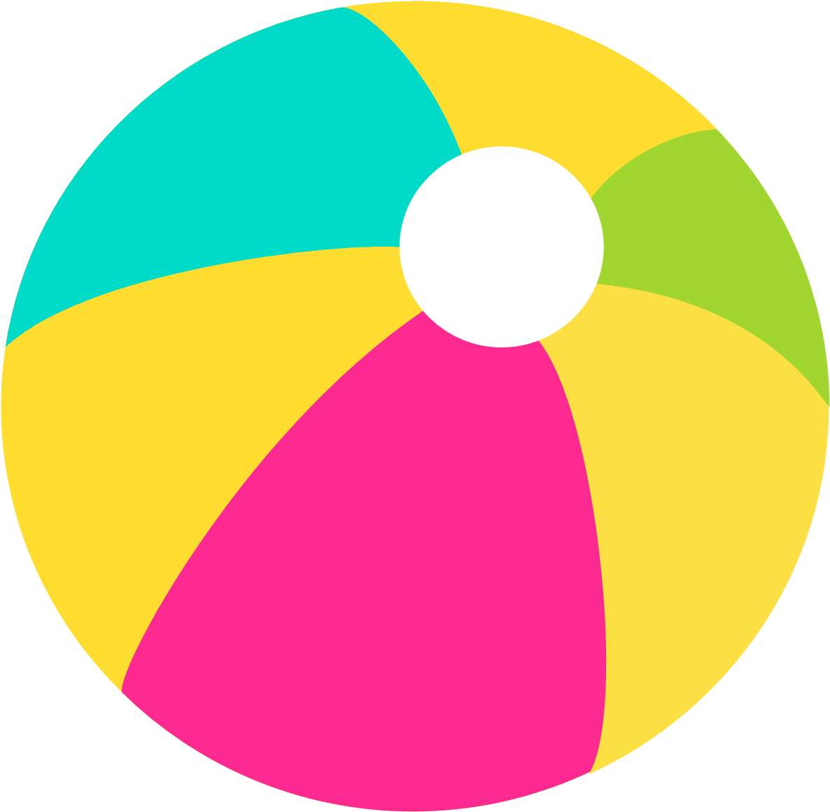 Ball - Umbrella - Towel - Circle Clipart (1200x1181), Png Download