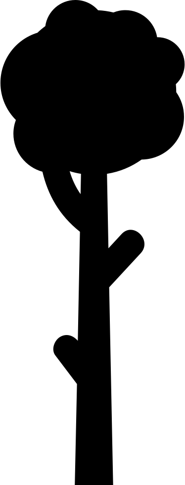 Png File - Tree Clipart (374x980), Png Download