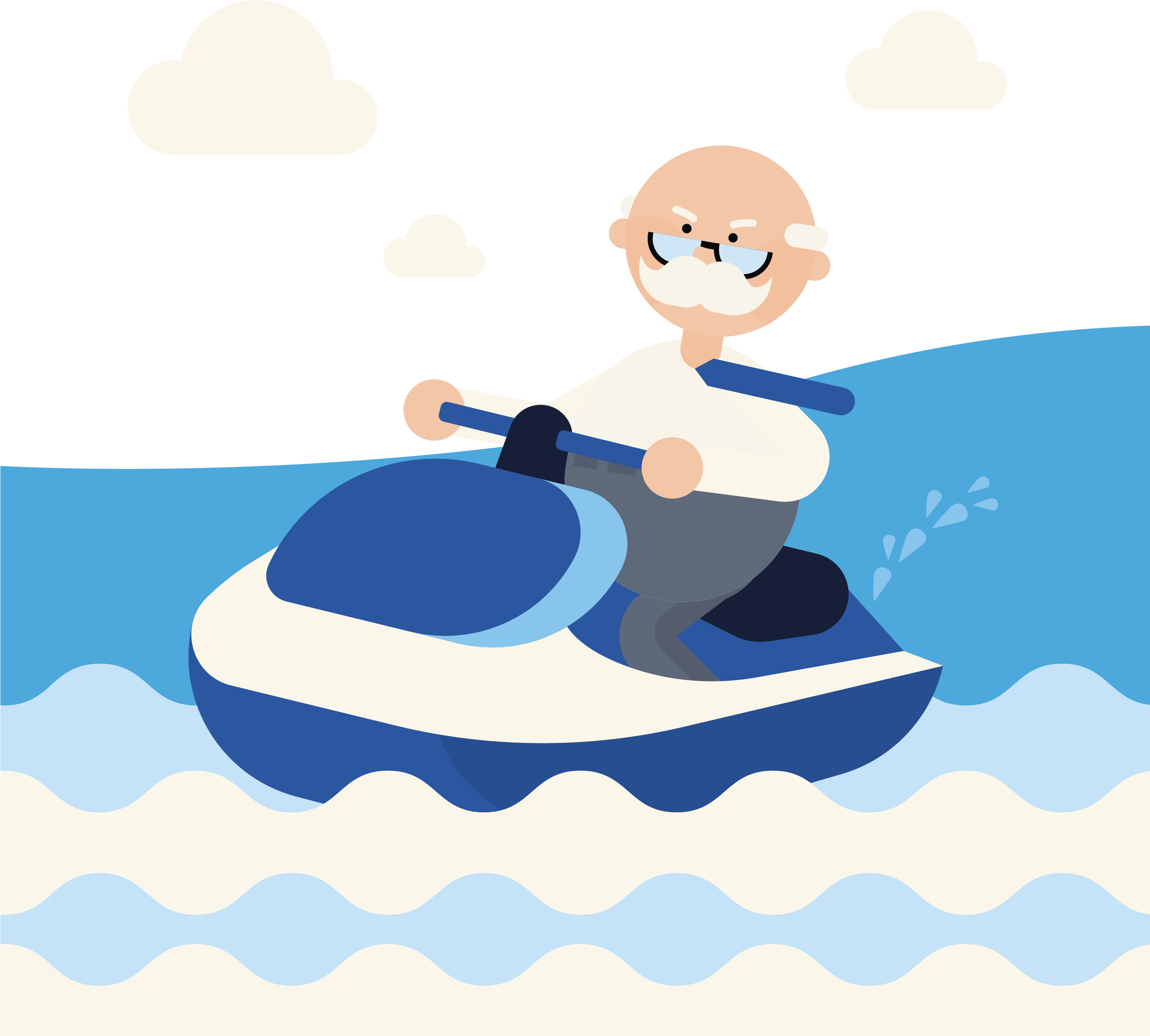 Scientist Riding On Jet Ski - Scientist Clipart (2847x2847), Png Download