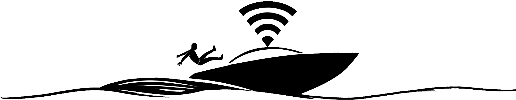 Honestly Though, Do You Attach The Kill Switch Lanyard - Man Overboard Clipart (2000x1041), Png Download