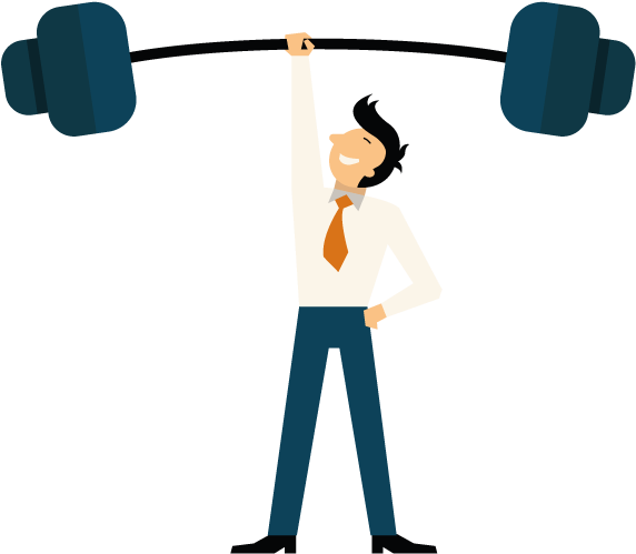 The Complete Help - Olympic Weightlifting Clipart (595x533), Png Download