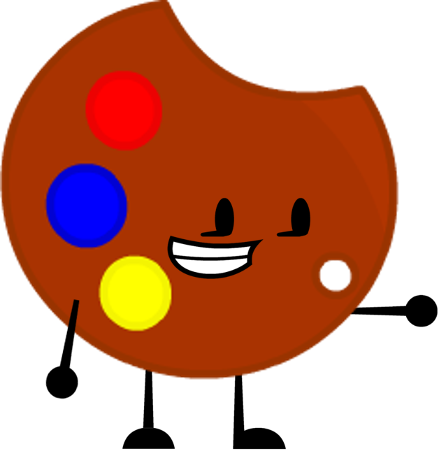 Paint Pallet - Wiki Clipart (628x645), Png Download