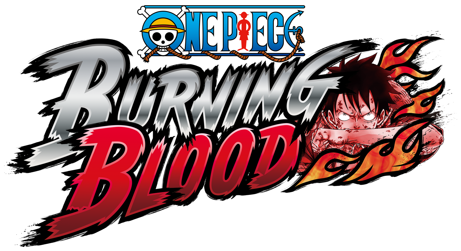 One Piece Burning Blood Logo Clipart (1710x962), Png Download